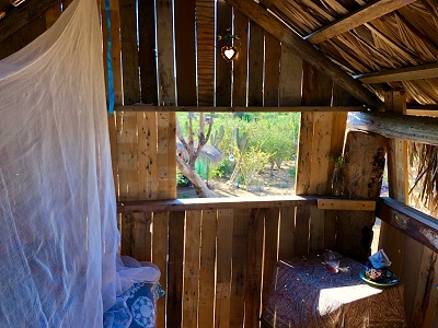 inside Baja treehouse